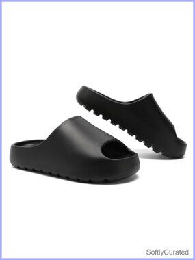 Cloud Slides EVA Soft Recovery Thick Sole Open Toe Shower Shoes Sandals